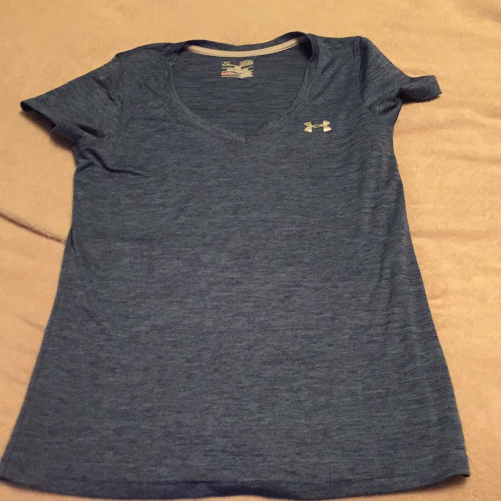 Blue under armour tee